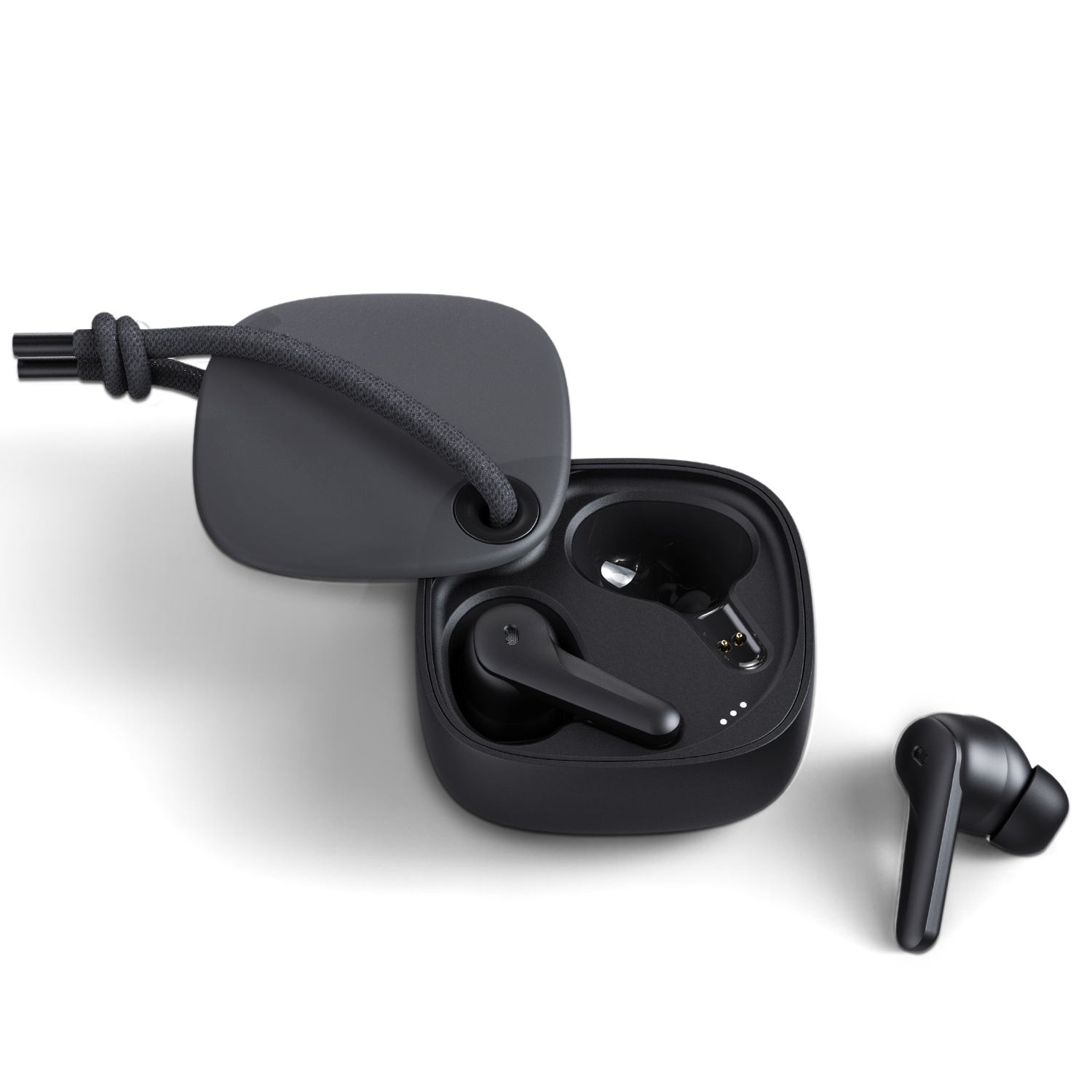 ANC ENC Dual Microphones 40mAh 5-7 hours Play time TWS Earbuds, Adjustable ANC/Ambient Mode Fast Charge